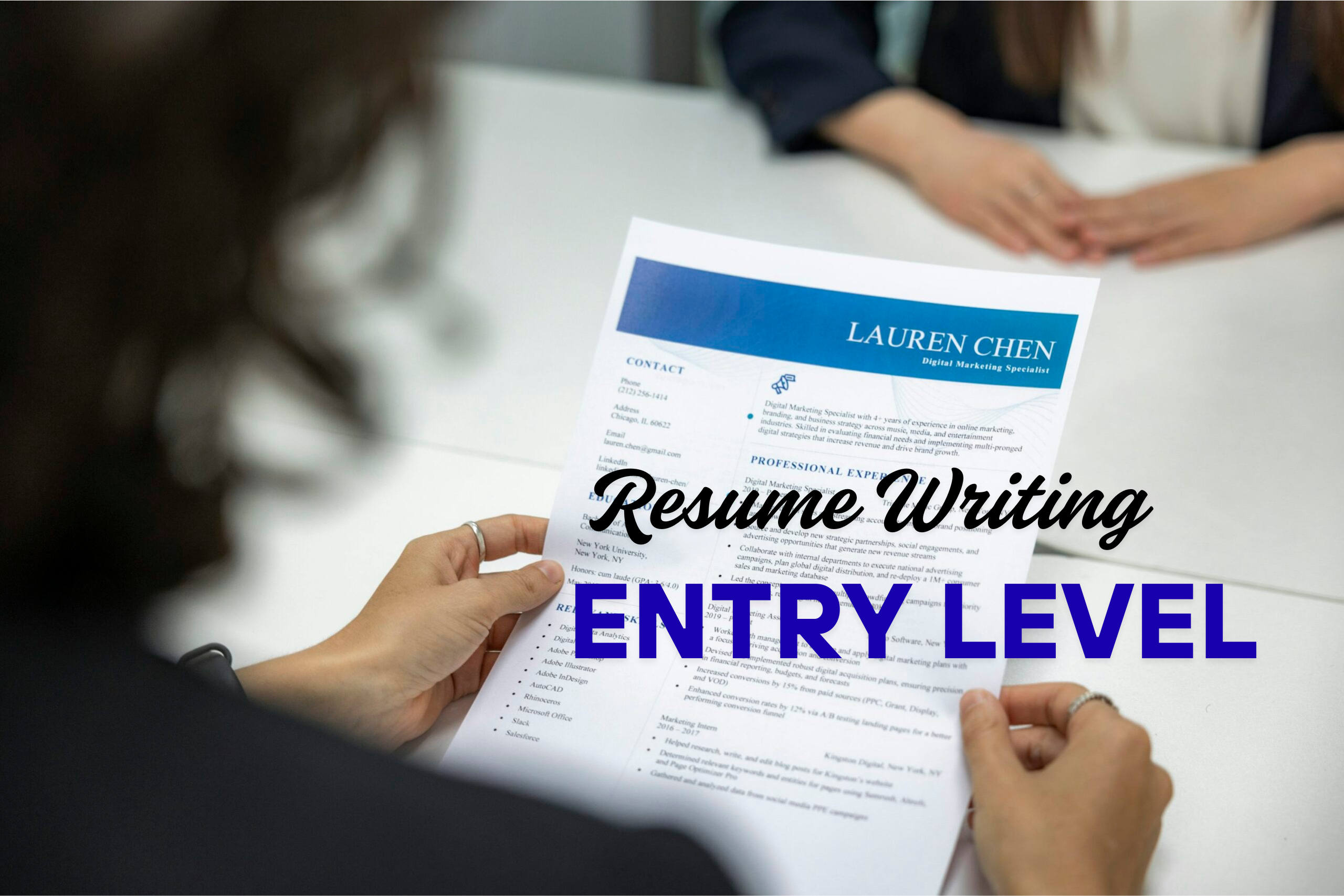 Resume Writing Entry Level