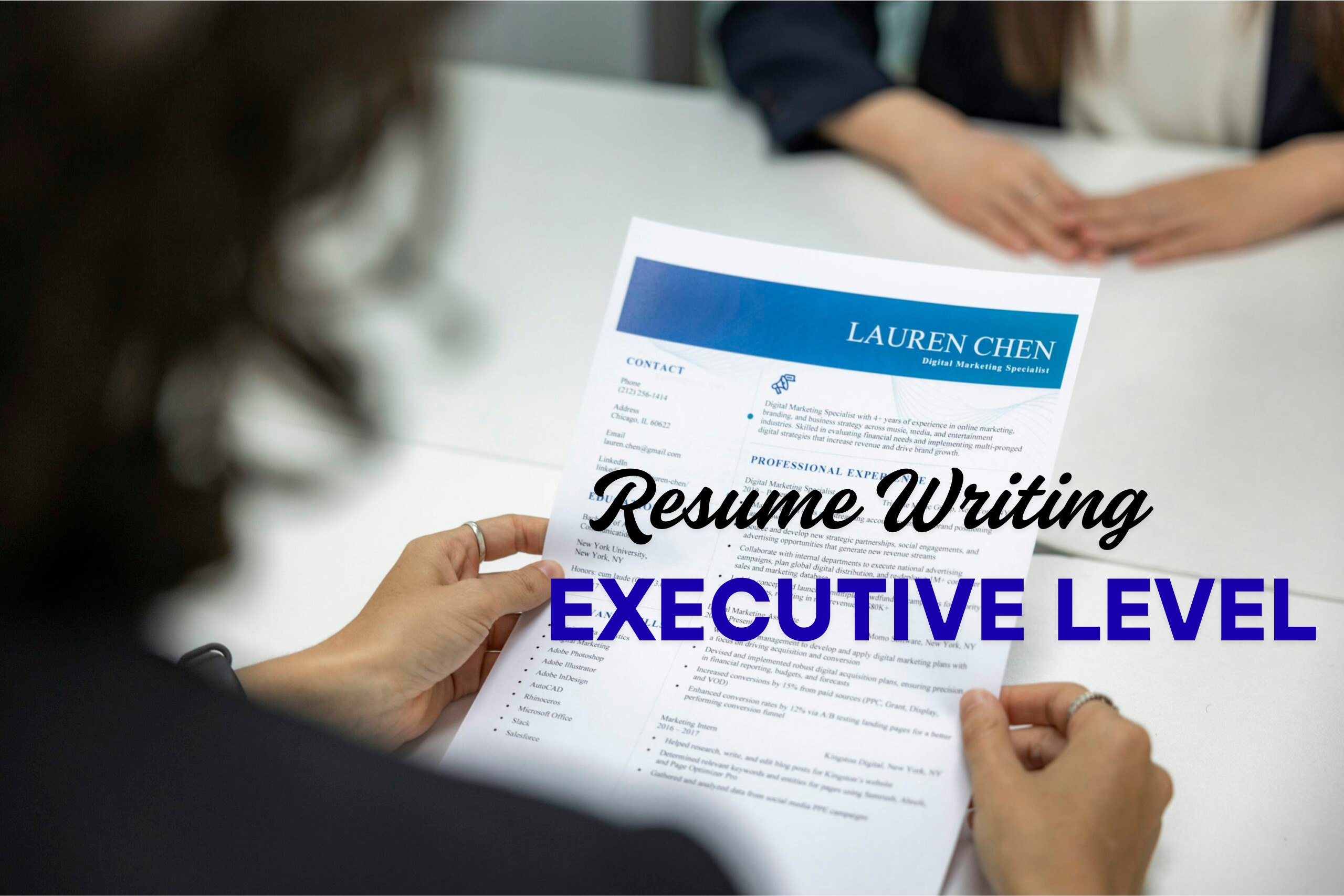 Resume Writing Executive Level