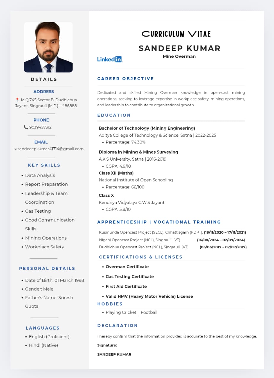 Entry Level Resume