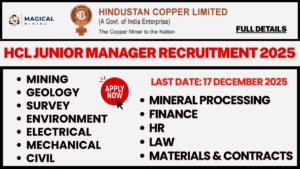 HCL Junior Manager Recruitment 2025