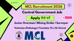 MCL Recruitment 2026 for Freshers