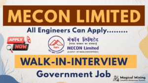 MECON Limited Walk-In Interview 2026